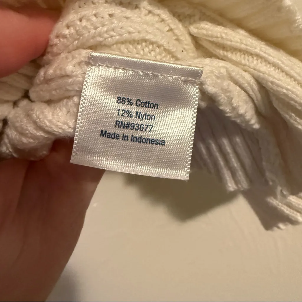 Women’s St John’s Bay Cable Knit Turtleneck Sweater - Image 4