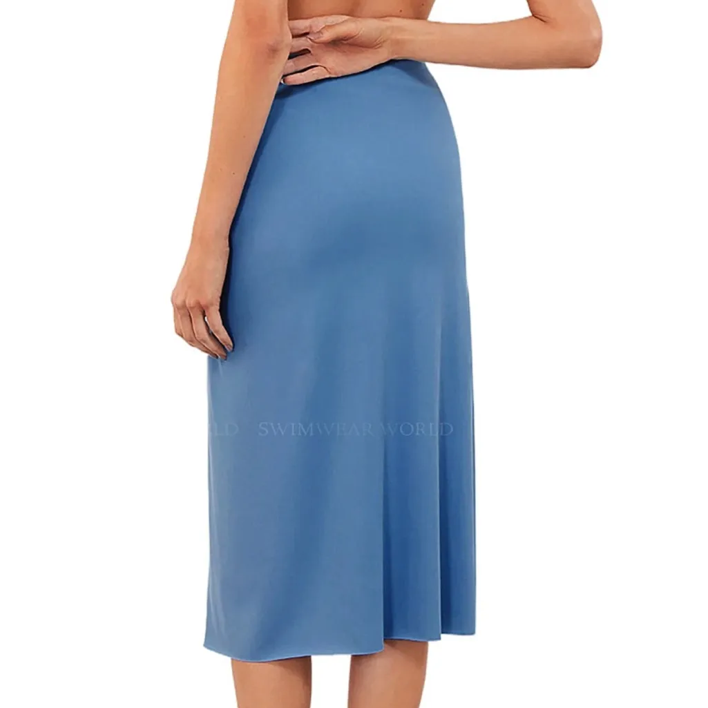 Vix Paulahermanny Solid Megan Midi Dress, Light Blue - Image 4