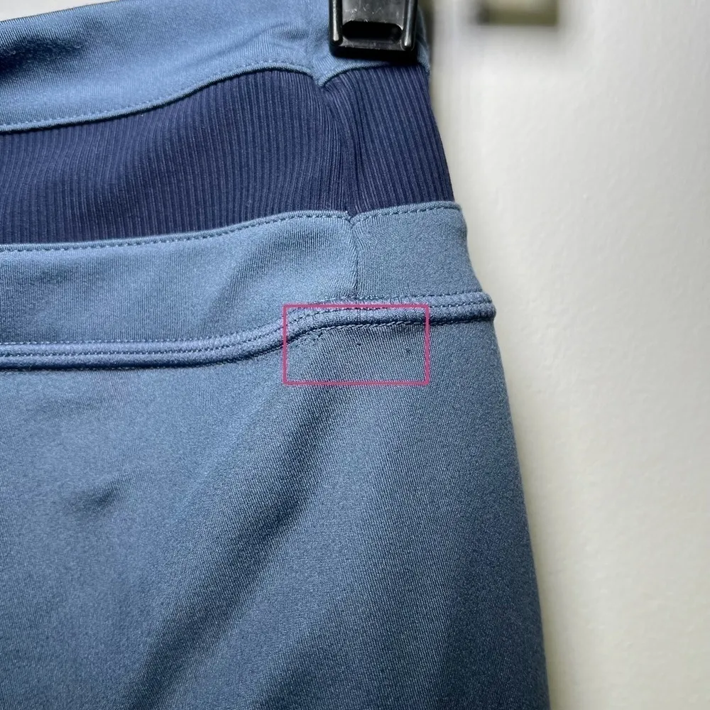 Sweaty Betty All Day Wrap Waist Shorts 9” Endless Blue Size Large - Image 11