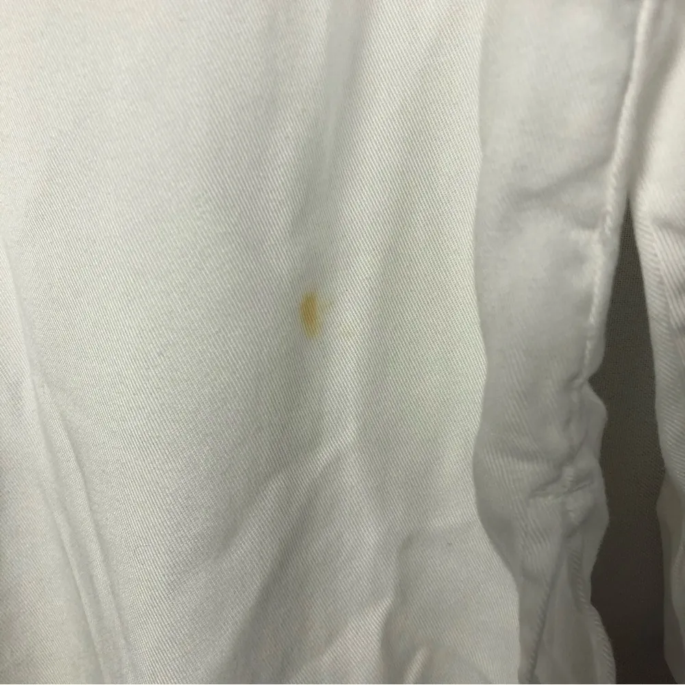 Lou & Grey White Lyocell Long Sleeve Button Down XS - Image 5