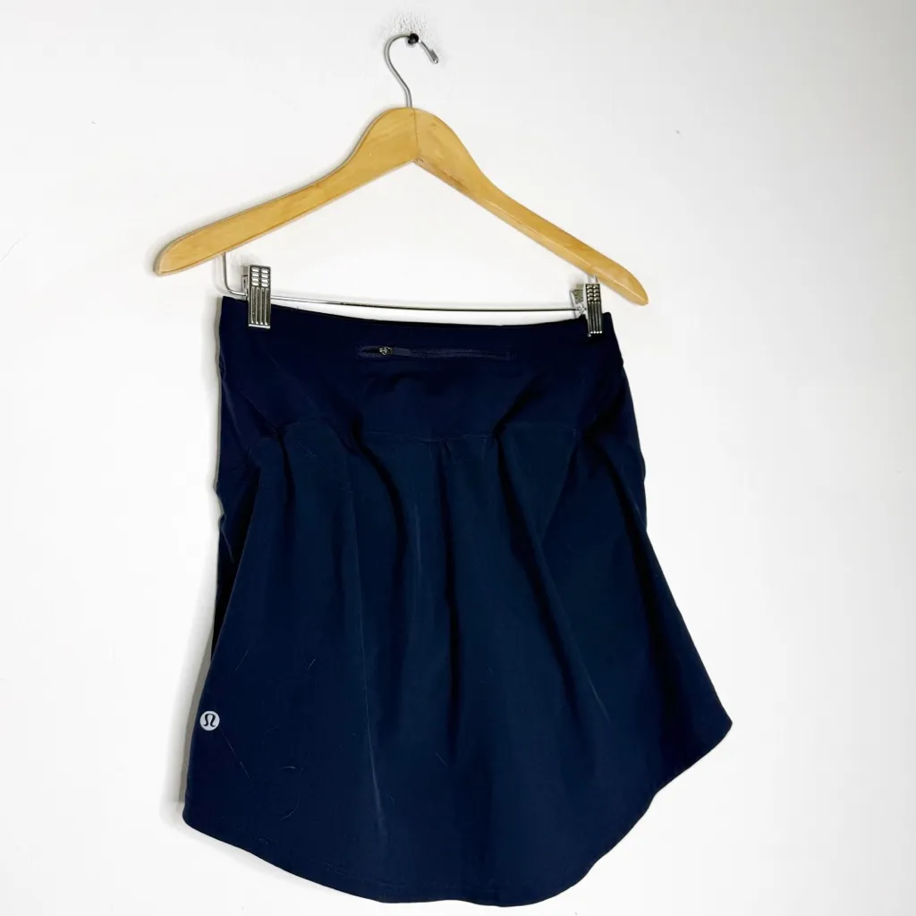 Lululemon Navy Blue Running Skort Skirt Size 6 Athletic Tennis Golf - Image 2