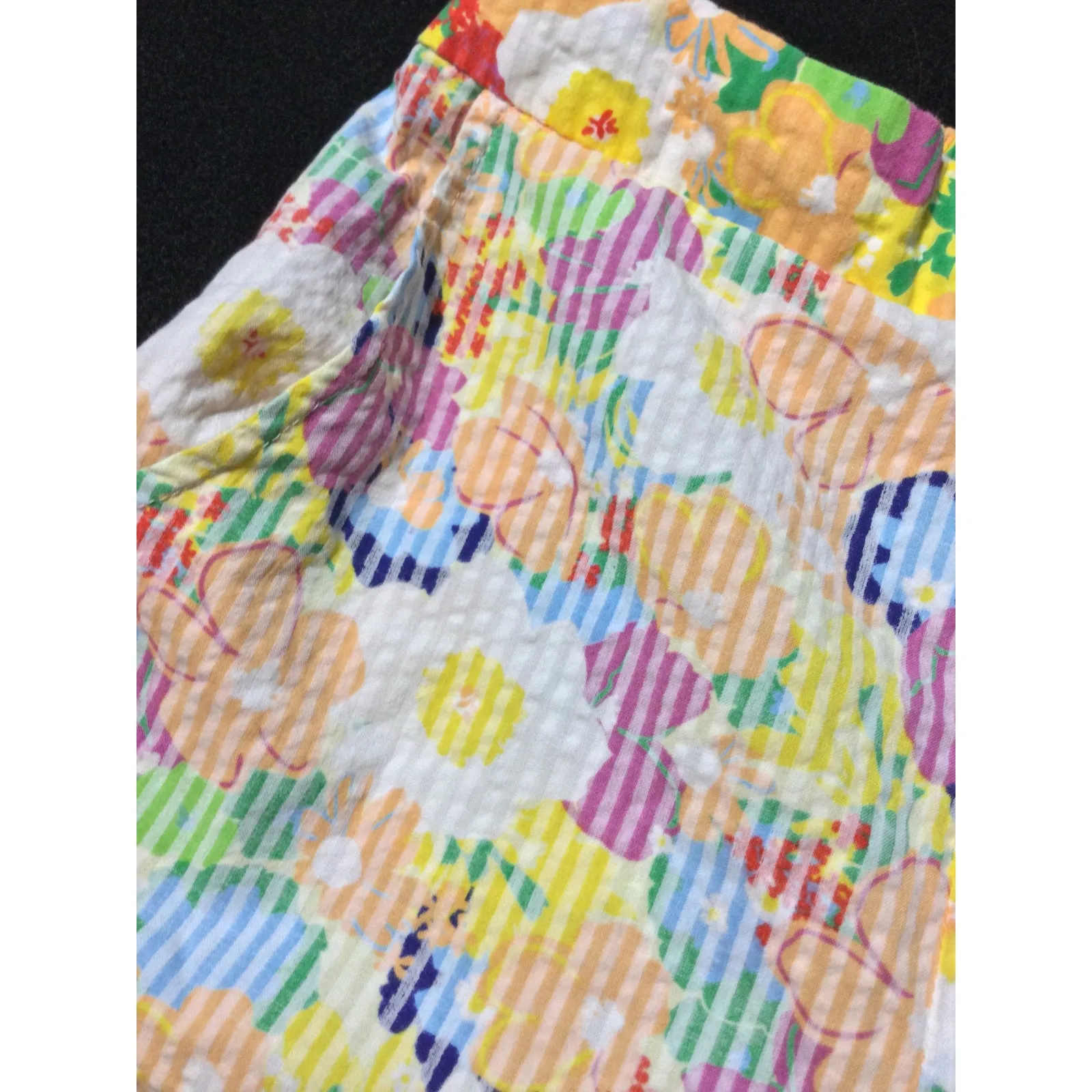 Urban Outfitters Floral Striped High Waisted Shorts Womens Size XS - Image 3