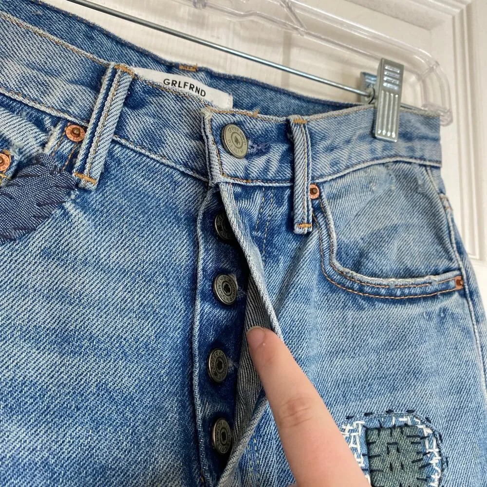 NWT GRLFRND The Karolina Jeans Skinny High Rise Size 23 One Bad Apple New - Image 8