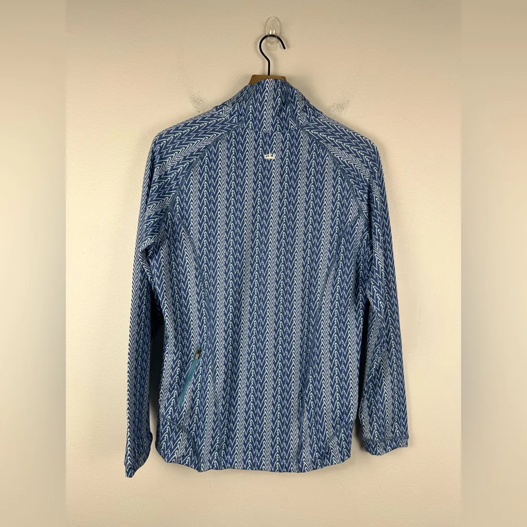 Peter Millar Womens Lightweight Jacket M Full Zip UPF 50+ Golf Back Pocket Sz L - Image 8