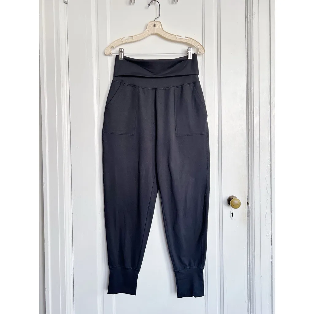 Offline by Aerie • The Hugger Jogger black foldover waistband athleisure lounge - Image 3
