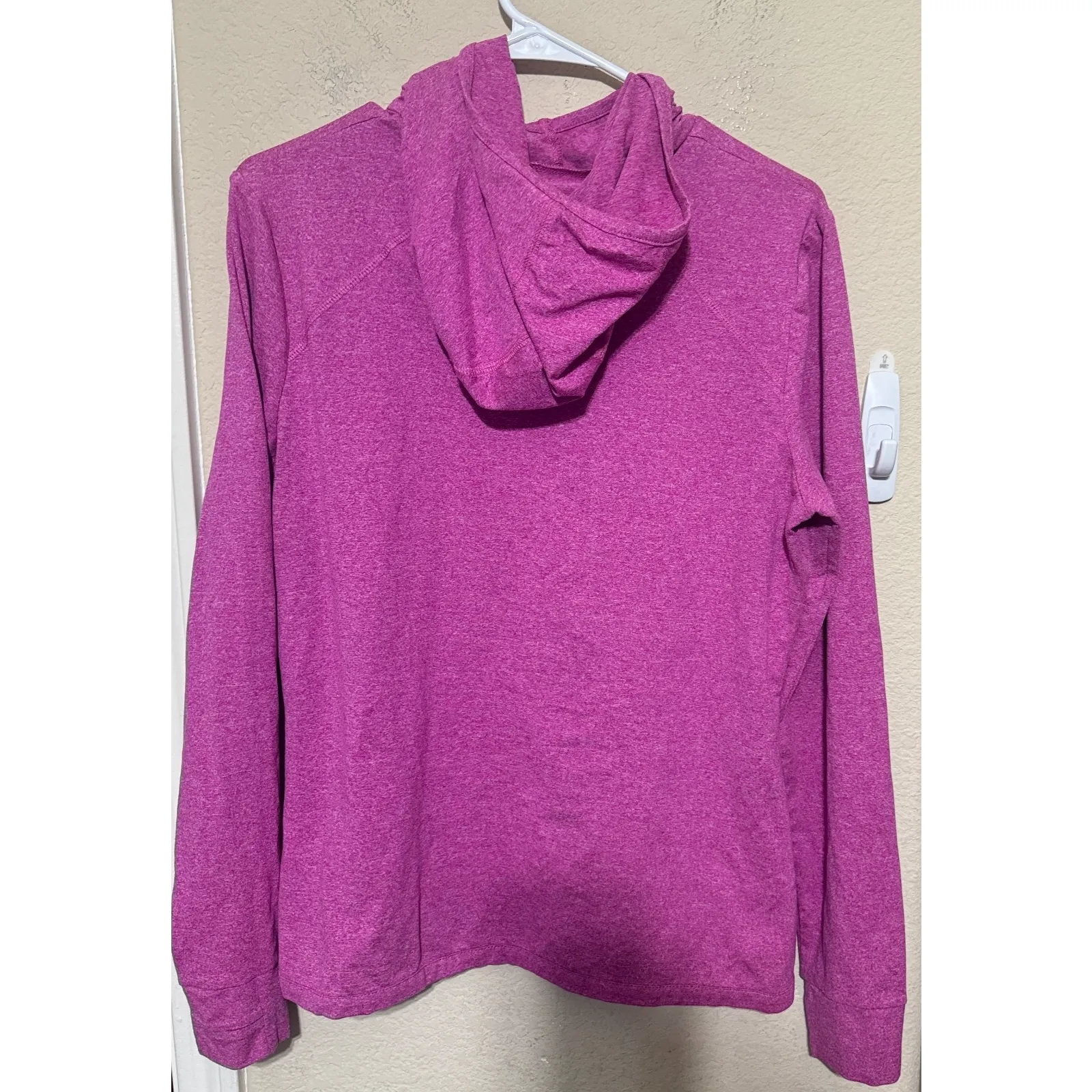 PGA Tour Womens Performance Hoodie Bright Pink sz L Motionflux Long Sleeve Shirt - Image 5