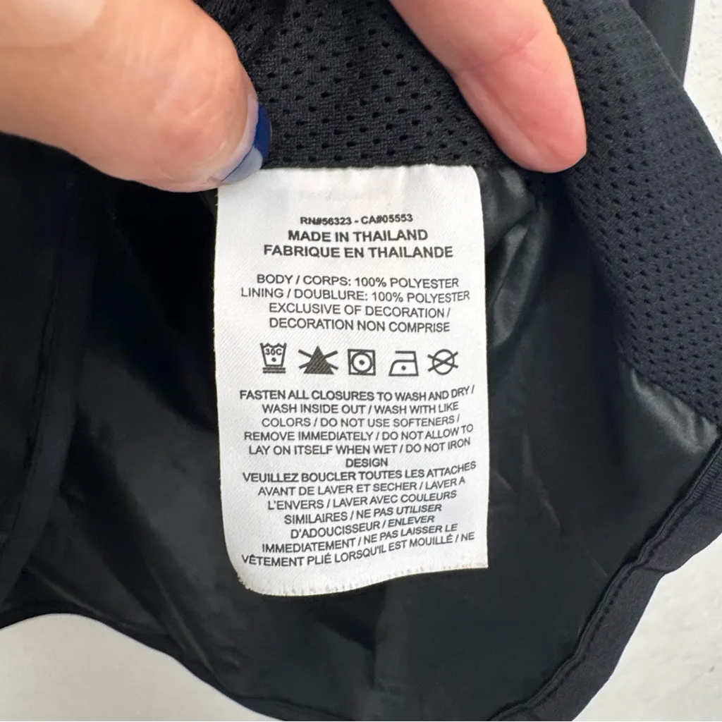 Nike  Sportswear Windrunner Zip Up Black Jacket Size Small - Image 8