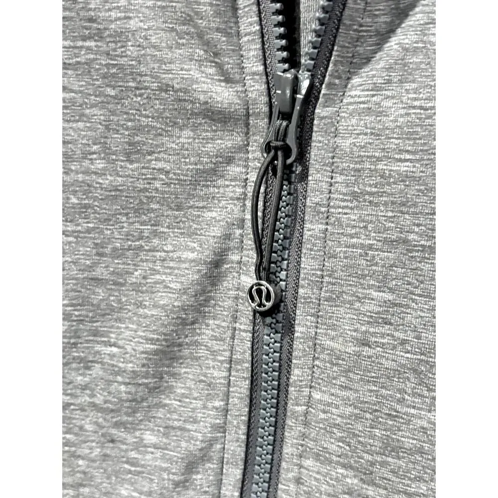 LULULEMON Women's Heathered Slate Daily Practice Jacket Sz 6 - Image 4