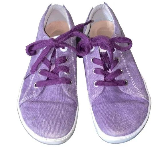 Birkenstock Porto Sneakers Cloth Purple Size 31 US 13-13.5 - Image 2