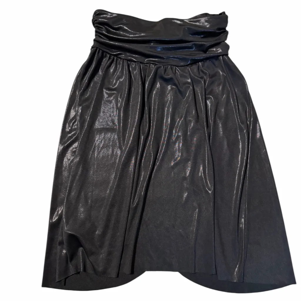 Y2K Topshop Strapless Black Tunic sz 8 - Image 5