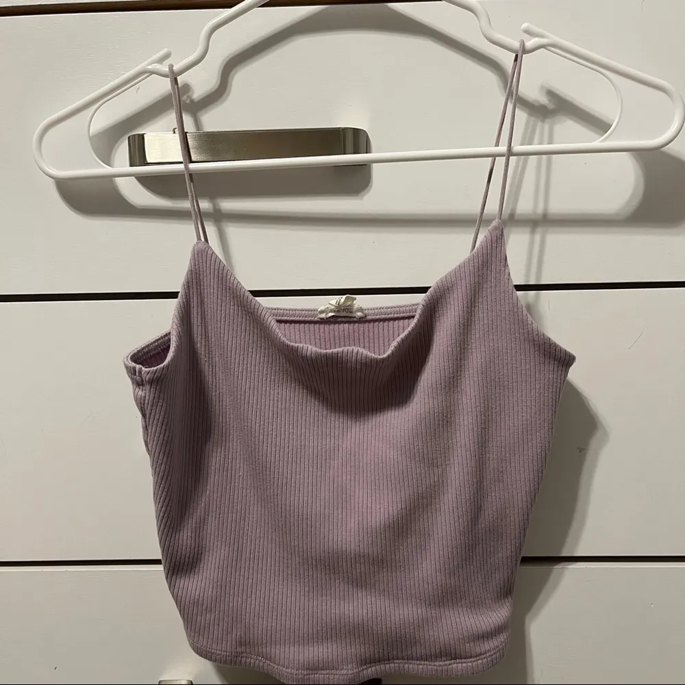 Garage The Ribbed Bungee Cami Light Purple - Image 2