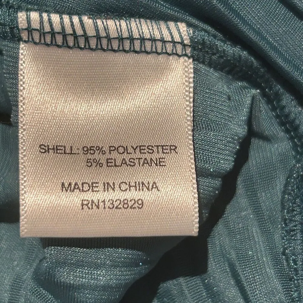 New Revolve NBD Abriel Mini Dress Velvet Teal Blue Green Size M Halter - Image 10