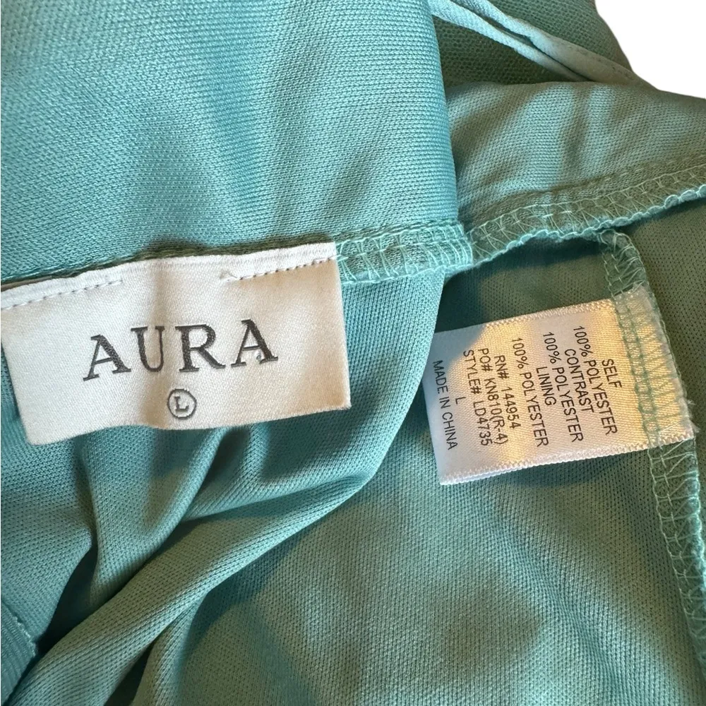 Aura strap low back dusty green tulle lace  bridesmaid maxi dress. - Image 10