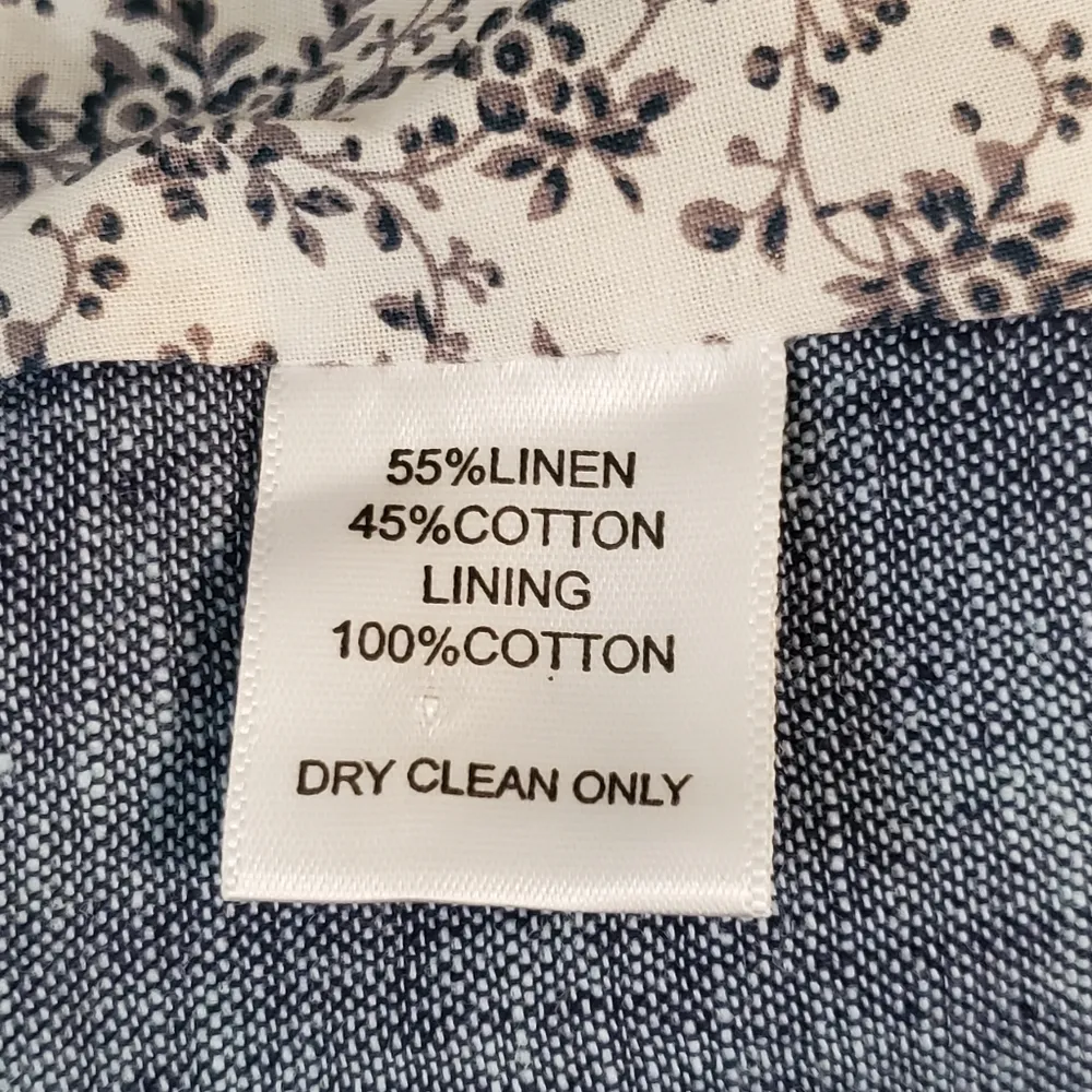 Gibson  from Nordstrom Blue Linen Blazer with Floral Lining - Image 7