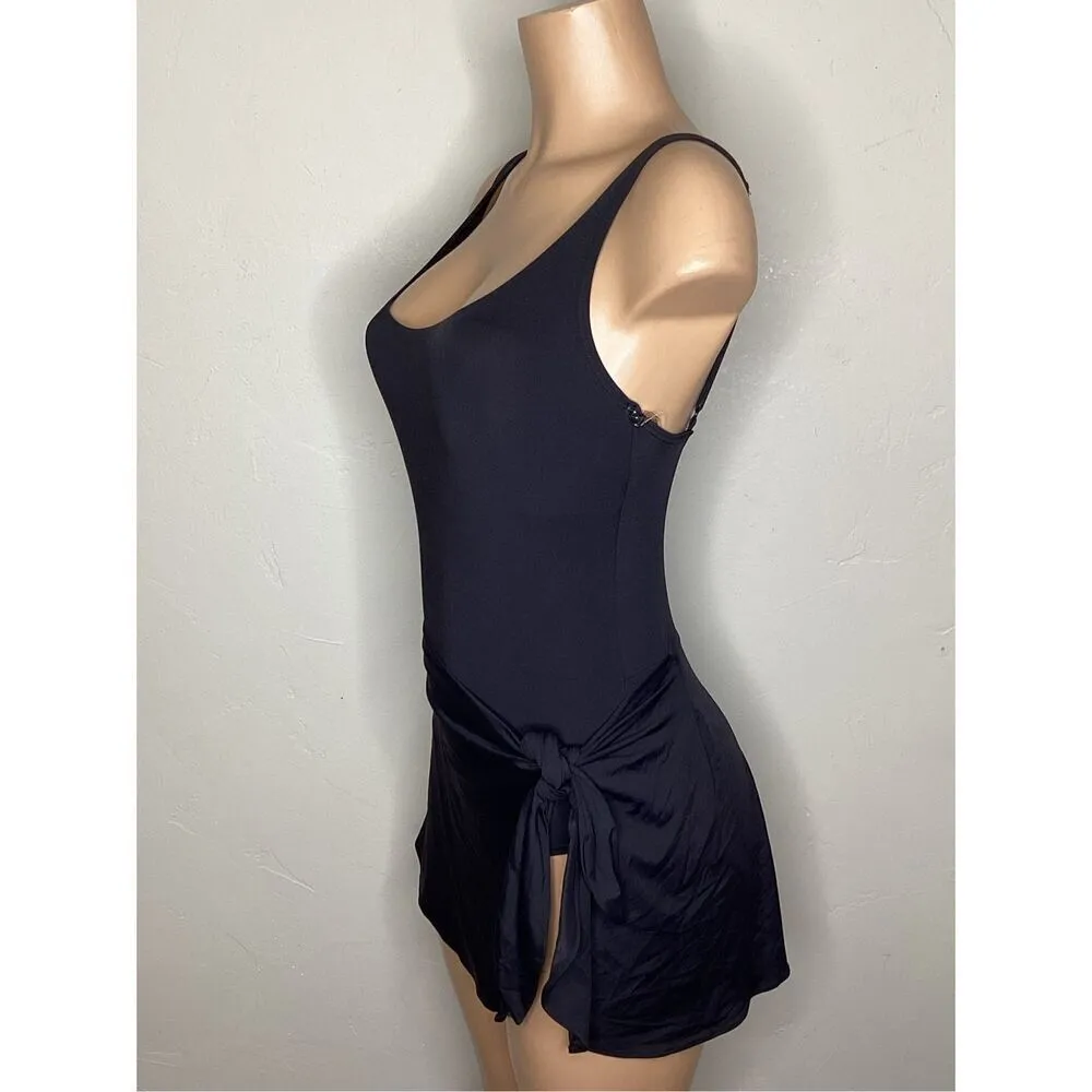 New. Coco Reef black skirted one piece. Size 16 Retails $152 - Image 4