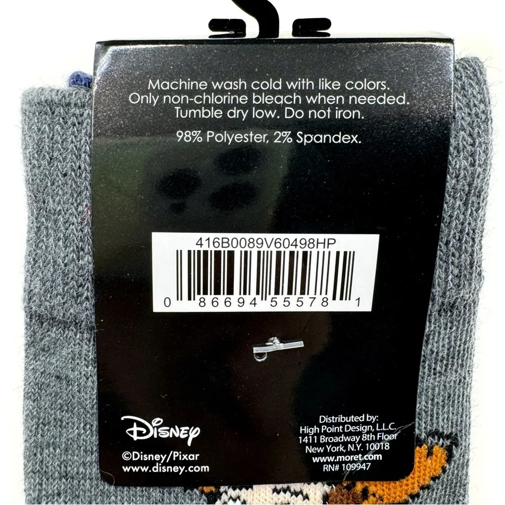 Disney Pixar Toy Story Crew Socks Mens Womens Woody Buzz Lightyear Fun Gift - Image 7