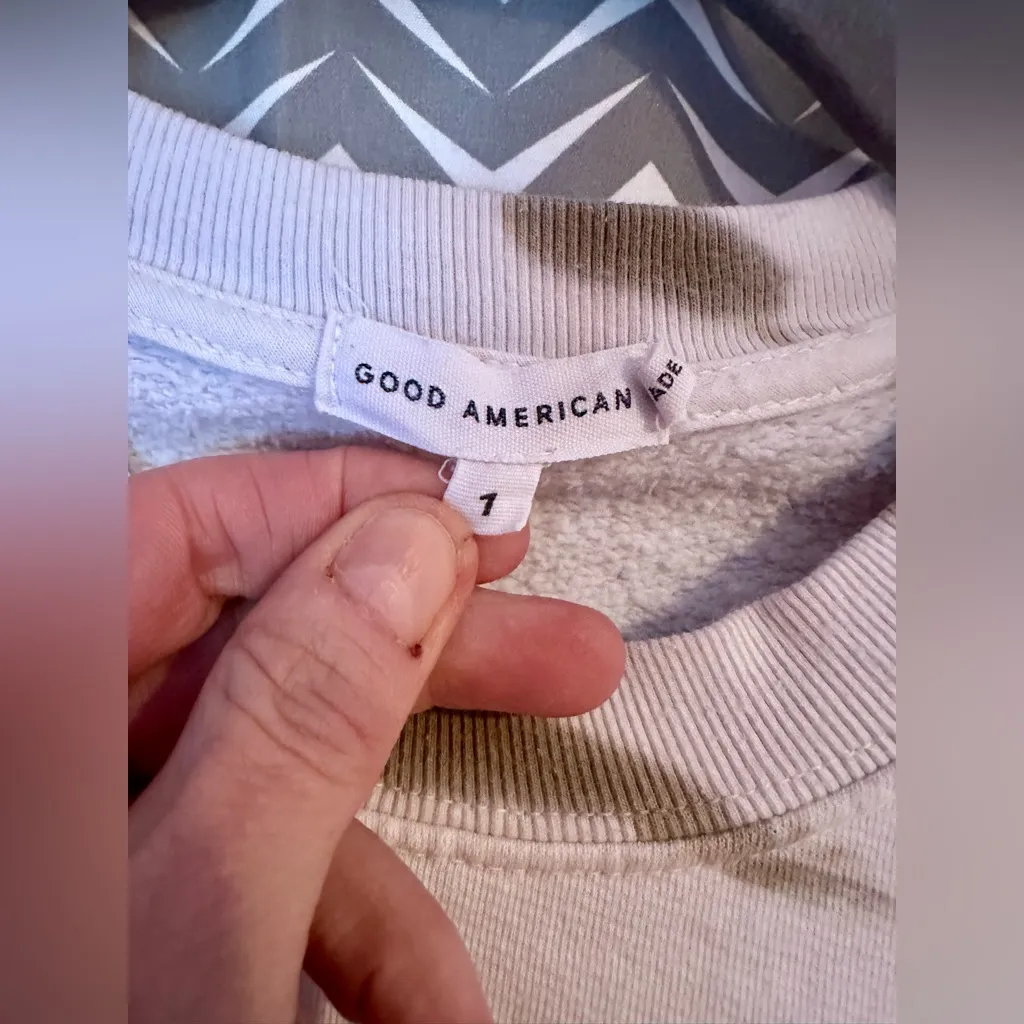 Good American | Boyfriend Sweatshirt, Size 1 (Small) - Image 6