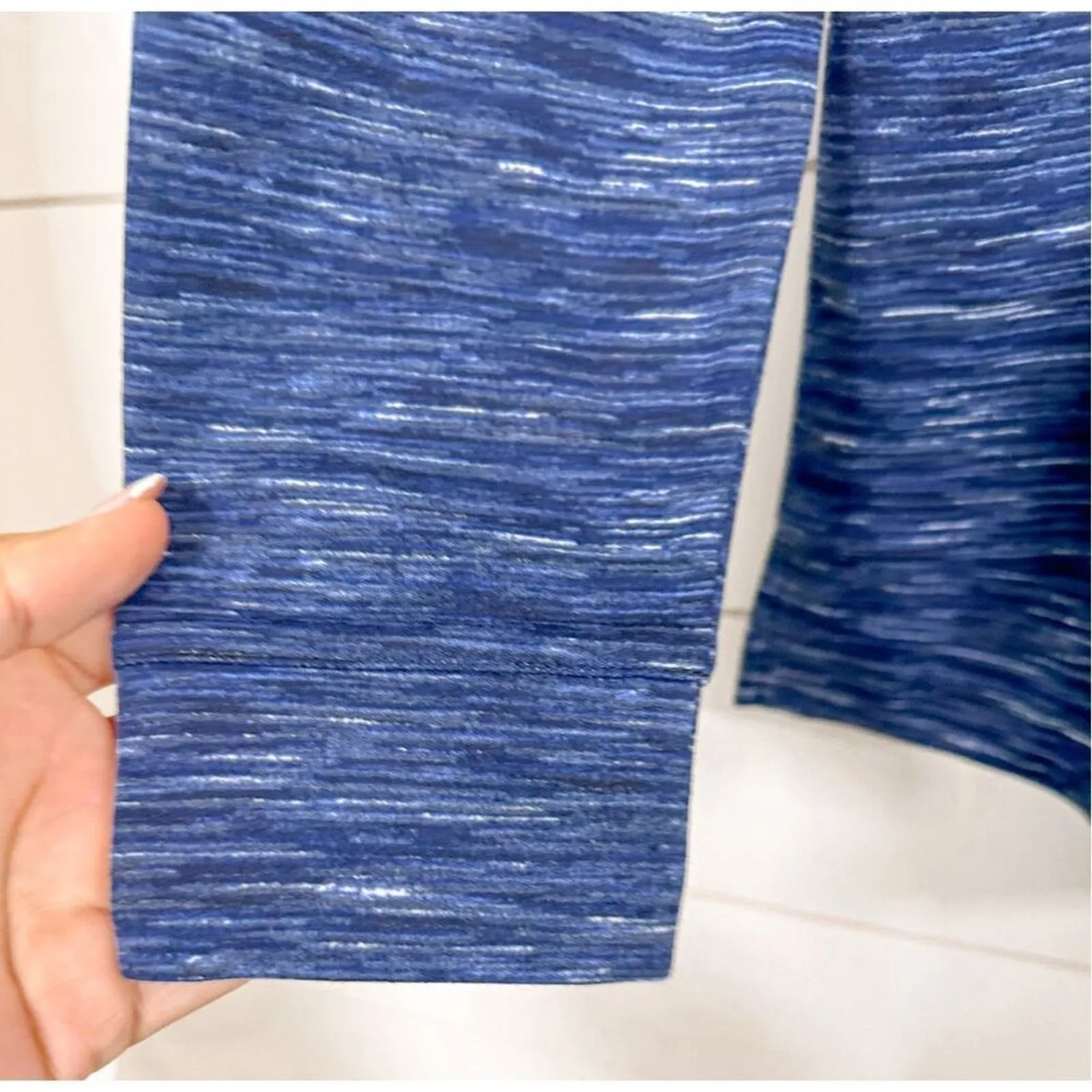 NEW Croft & Barrow Houndstooth Heavy Knit Top Set of 2 Blue White Gray Medium - Image 11