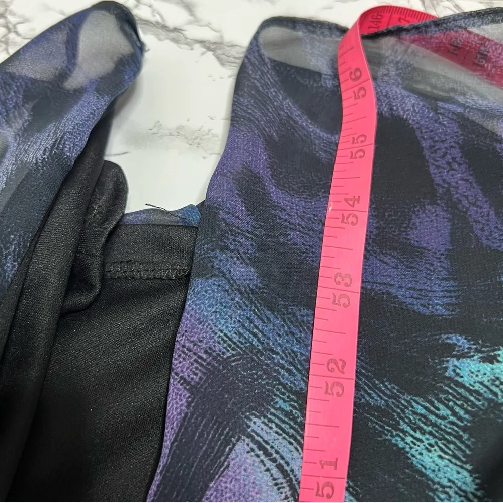 ASOS one shoulder animal print maxi dress high slit Sz 8 - Image 4