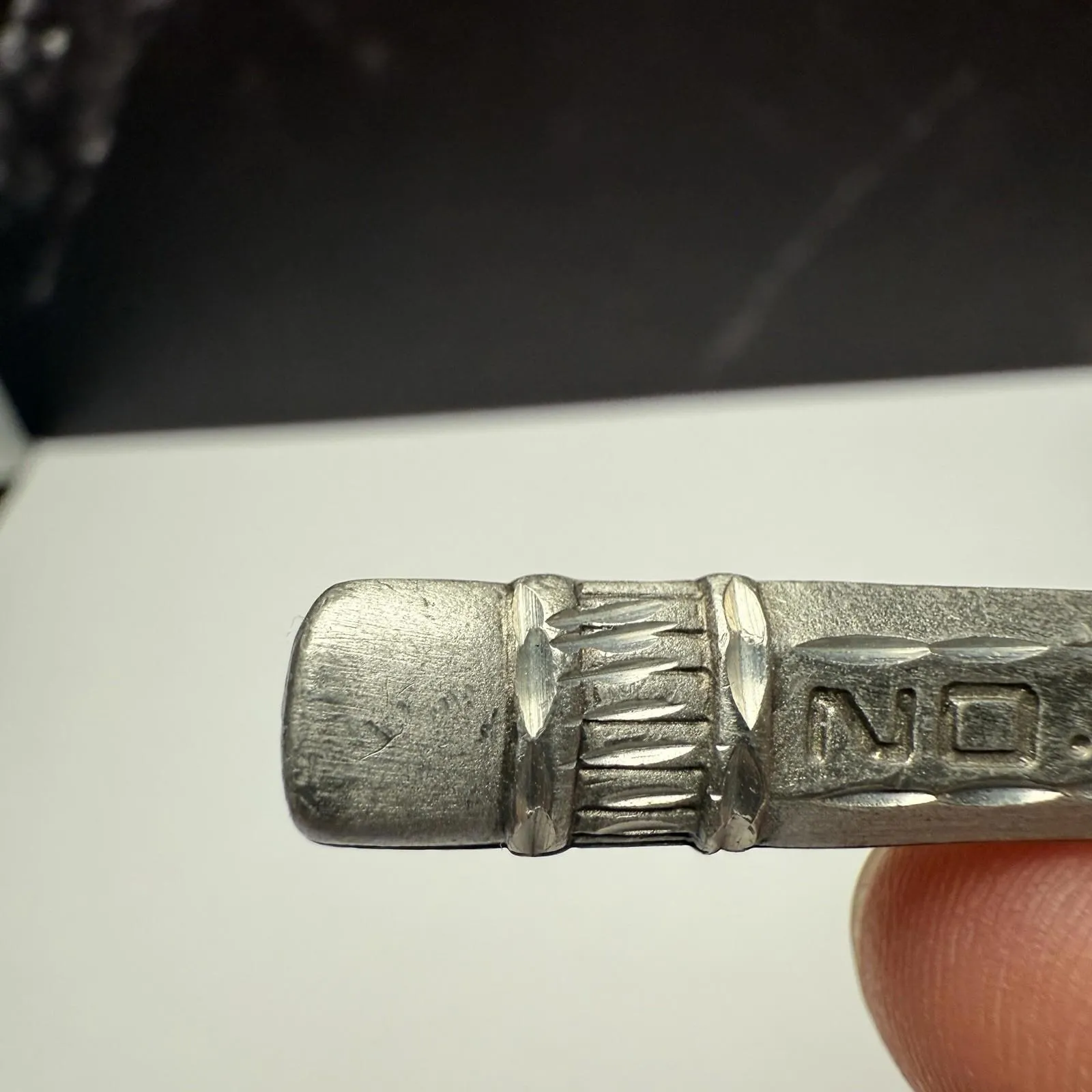 Signed JJ No. 1 Teacher Pencil With Teddy Bear Brooch Pin Jonette Jewelry Silver - Image 3