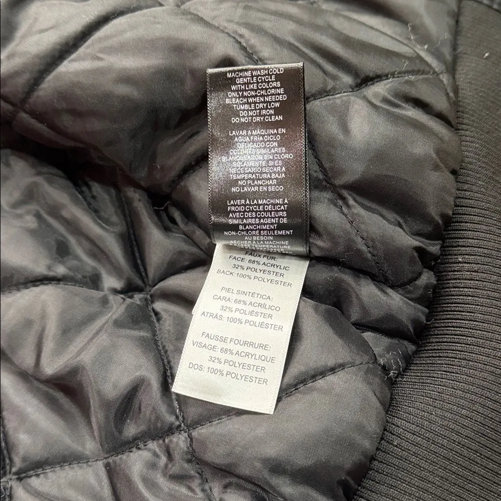 Members Only PowerPuff Girls Puffer Bomber Jacket Winter Size S - Image 14