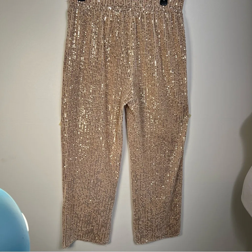 MESSINI casual gold shining Sequin Wide - Image 6