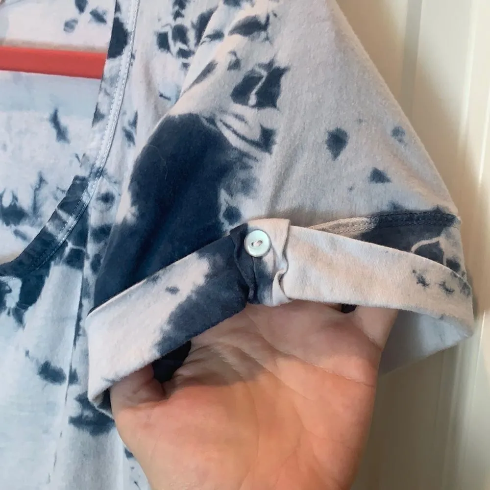 Black Poppy  tie dye boxy tee - Image 2