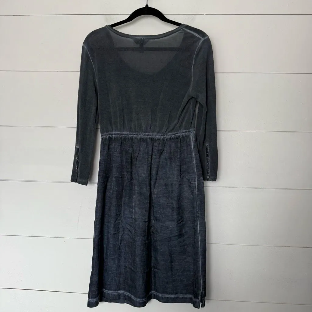 Soma Women’s XS Grey Silk Blend Longsleeve Dress - Image 3