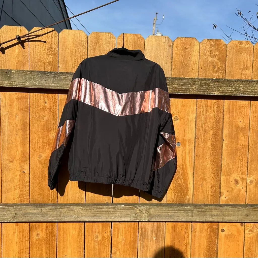 NWT Zyia Pink Shine Rose Gold Metallic Block Jacket‎ Size XXL - Image 7