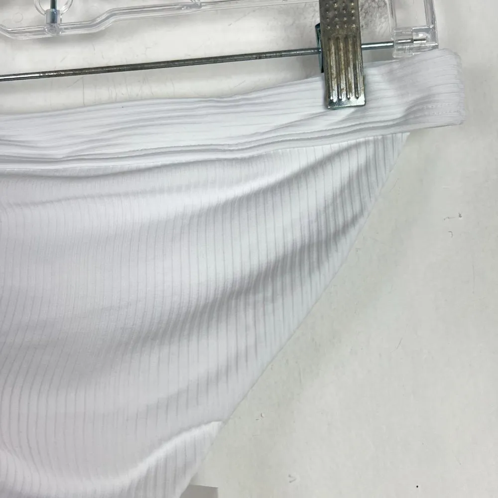 NWT Andie Swim The Banded Cheeky Rib Bottom Bikini Bottoms White Size XS NEW - Image 12