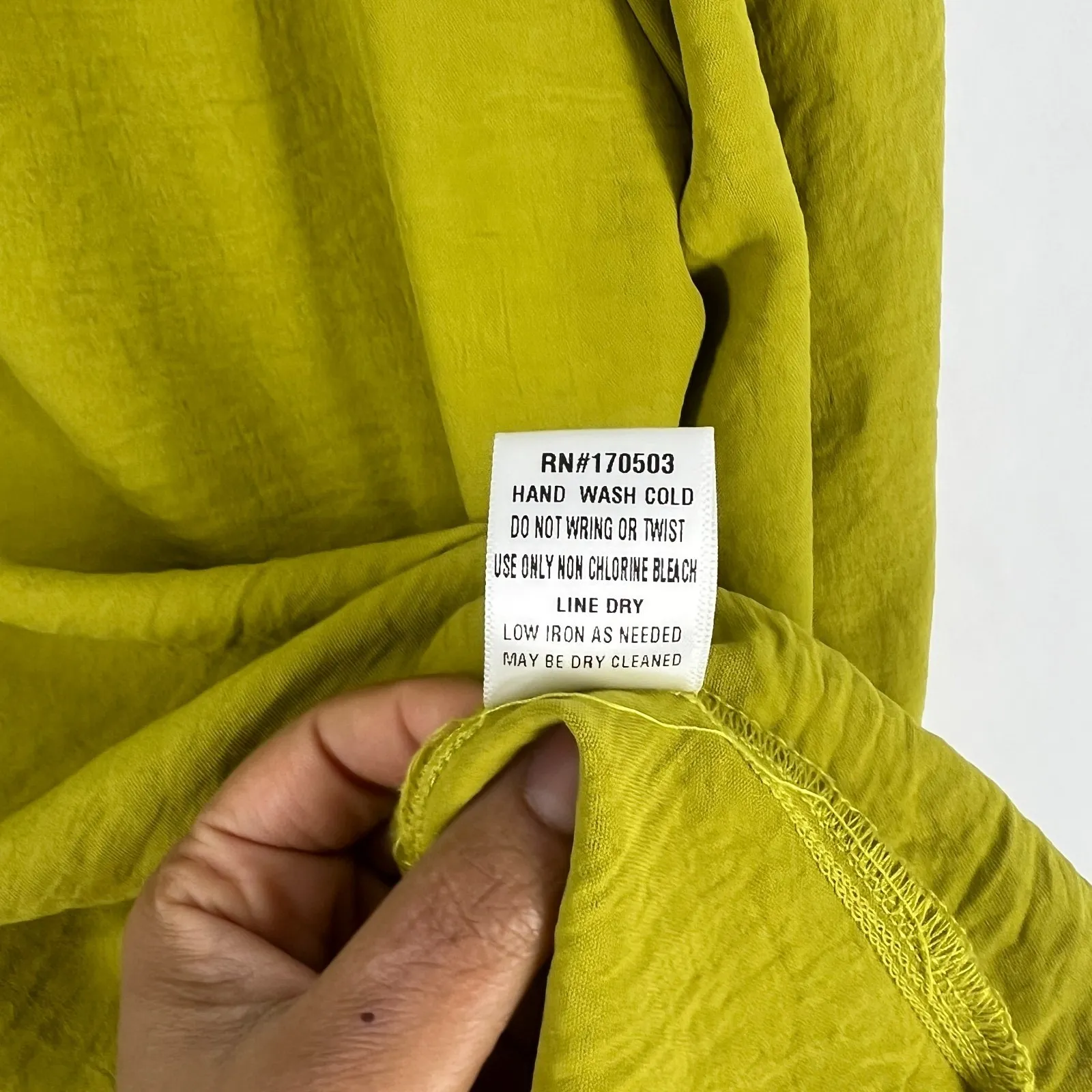 Jodifl Blouse Top Womens Small Green Ruffle Tie Neck Balloon Sleeve Casual Wear - Image 7