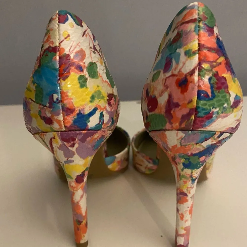 A.N.A Floral Print Heels Size 6 - Image 4