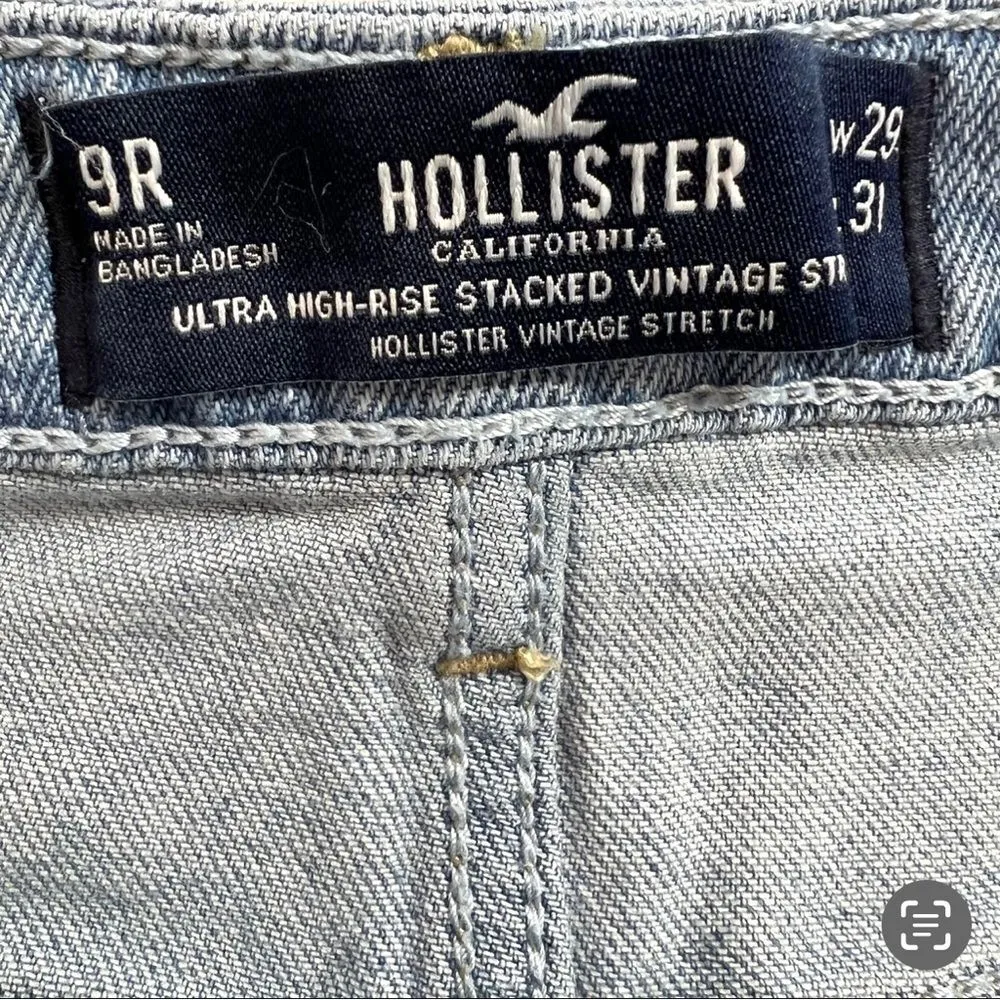 Ultra High Rise Stacked Vintage Straight Jeans  Size 29/9R - Image 11