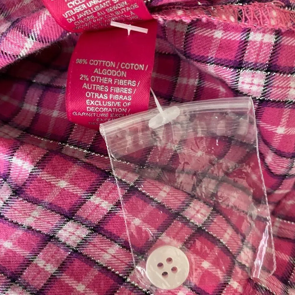 Victoria's‎ Secret sz S button down pocket sleep pajama top NWOT - Image 7