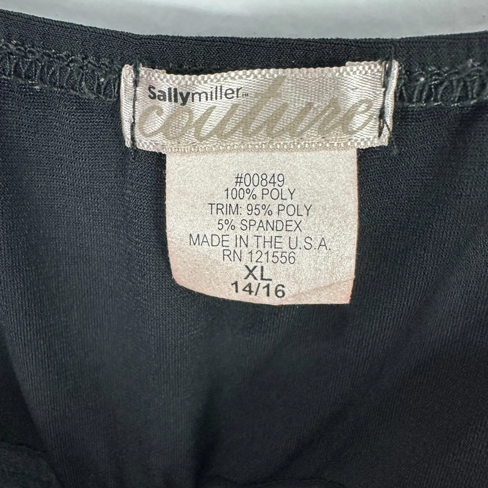 Vintage Y2K Dress XL Black Sequin Party Prom Glam Dark Fairy Grunge 90s Ethereal - Image 2