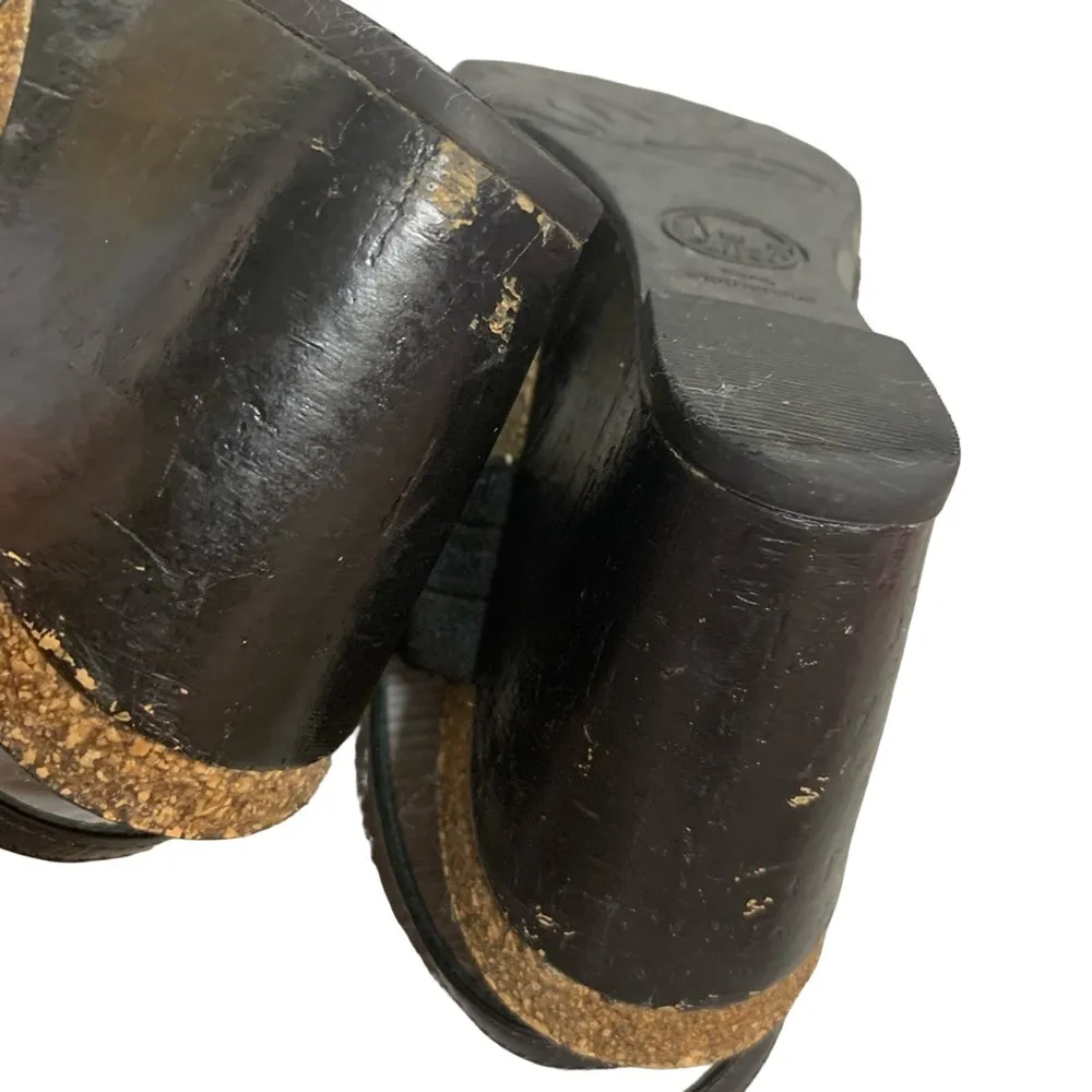 Mephisto leather air relax wedge sandals Size 7 - Image 7