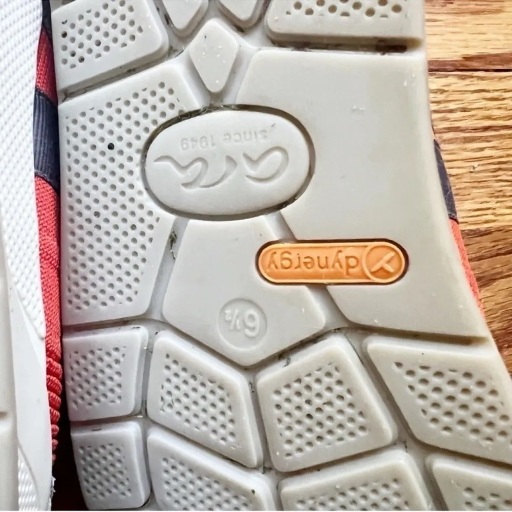 ARA Women’s Larkin Sneakers Woven 6.5 UK/9 US Athletic Cushioned Orange/Gray Gray - Image 7