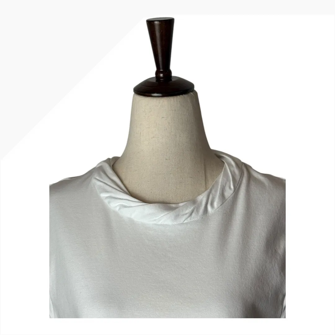 Tory Burch Sleeveless Top Twisted Collar White Size L‎ - Image 4