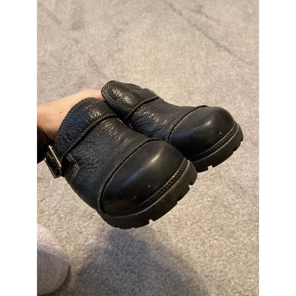 Harley Davidson clogs‎ womens 6 leather Black - Image 6