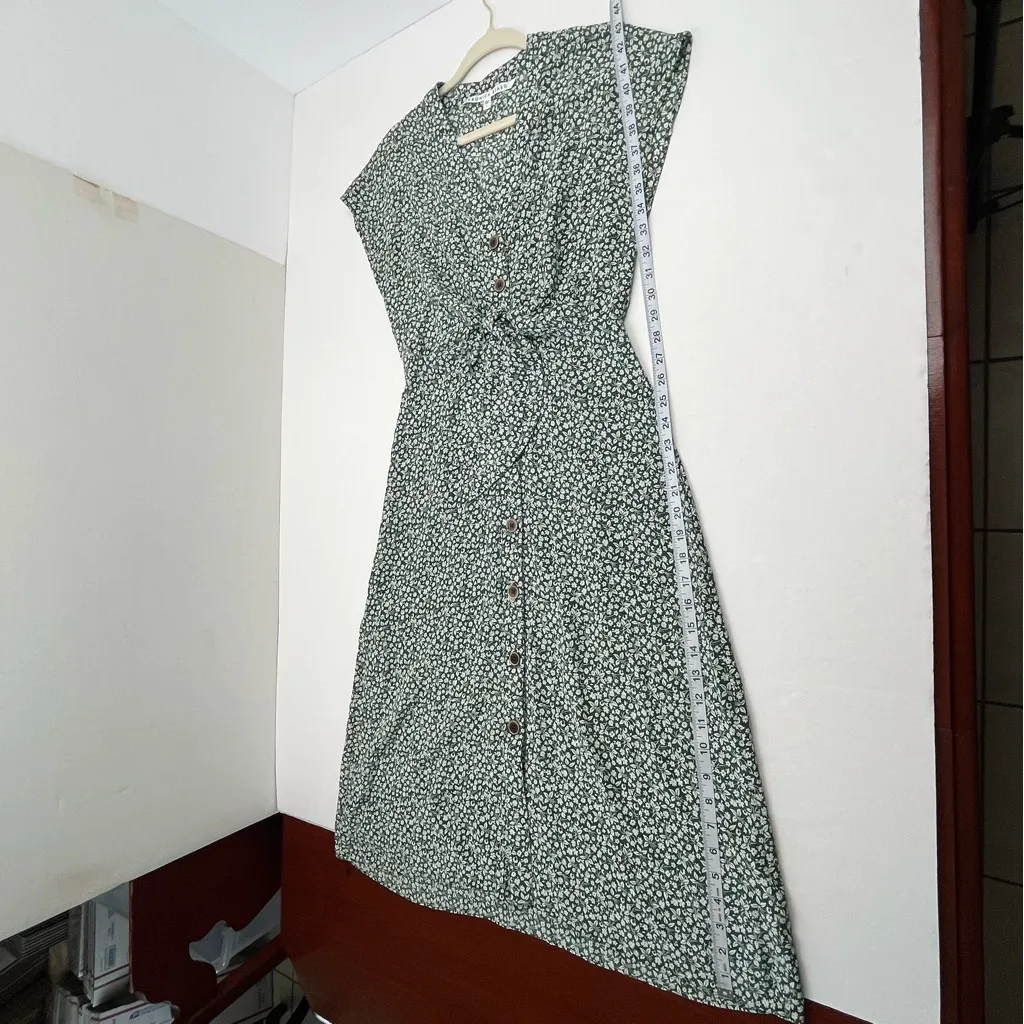 Veronica Beard Floral Giana Dress Green White Floral Womens Size 2 *FLAWED* - Image 14