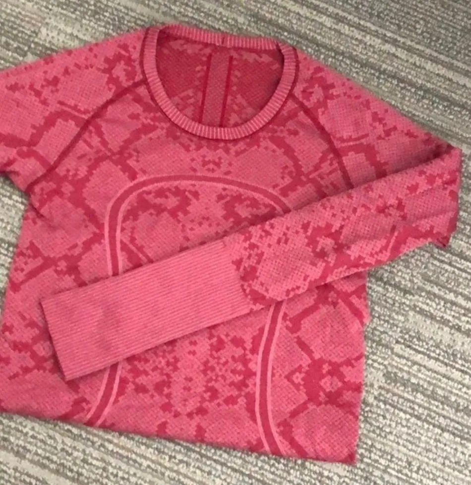 Lululemon Swiftly Long-sleeve Snakeskin Top - Image 2