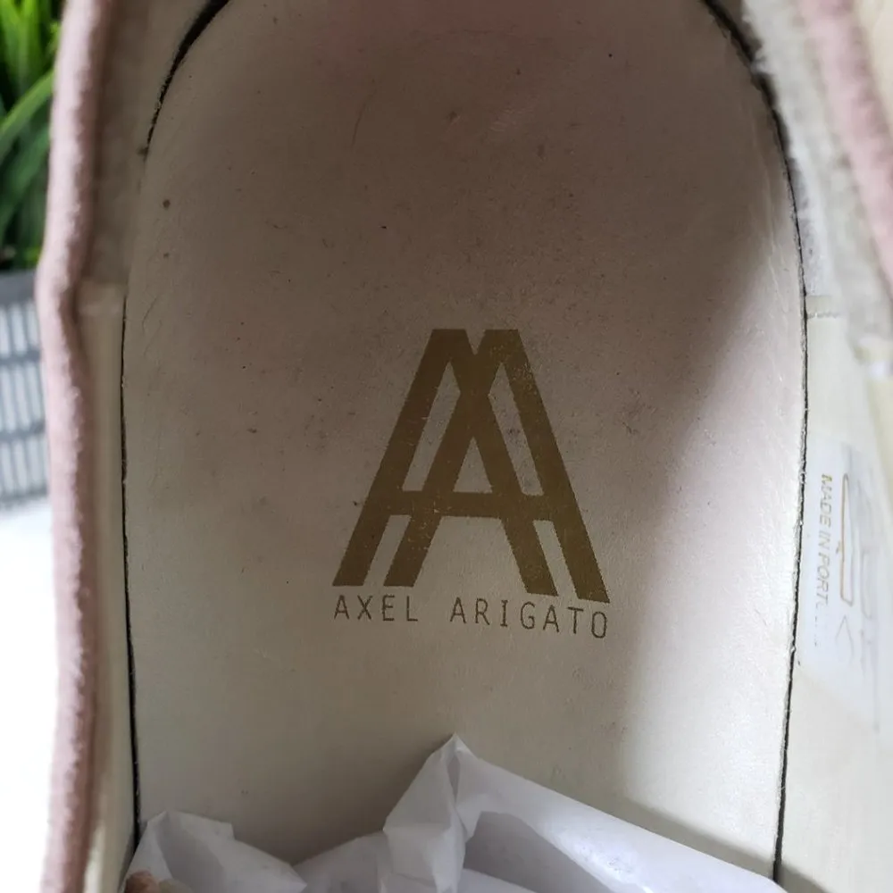 AXEL ARIGATO Women's Size 6.5 Pink Suede Designer, Casual, Lace - Image 6