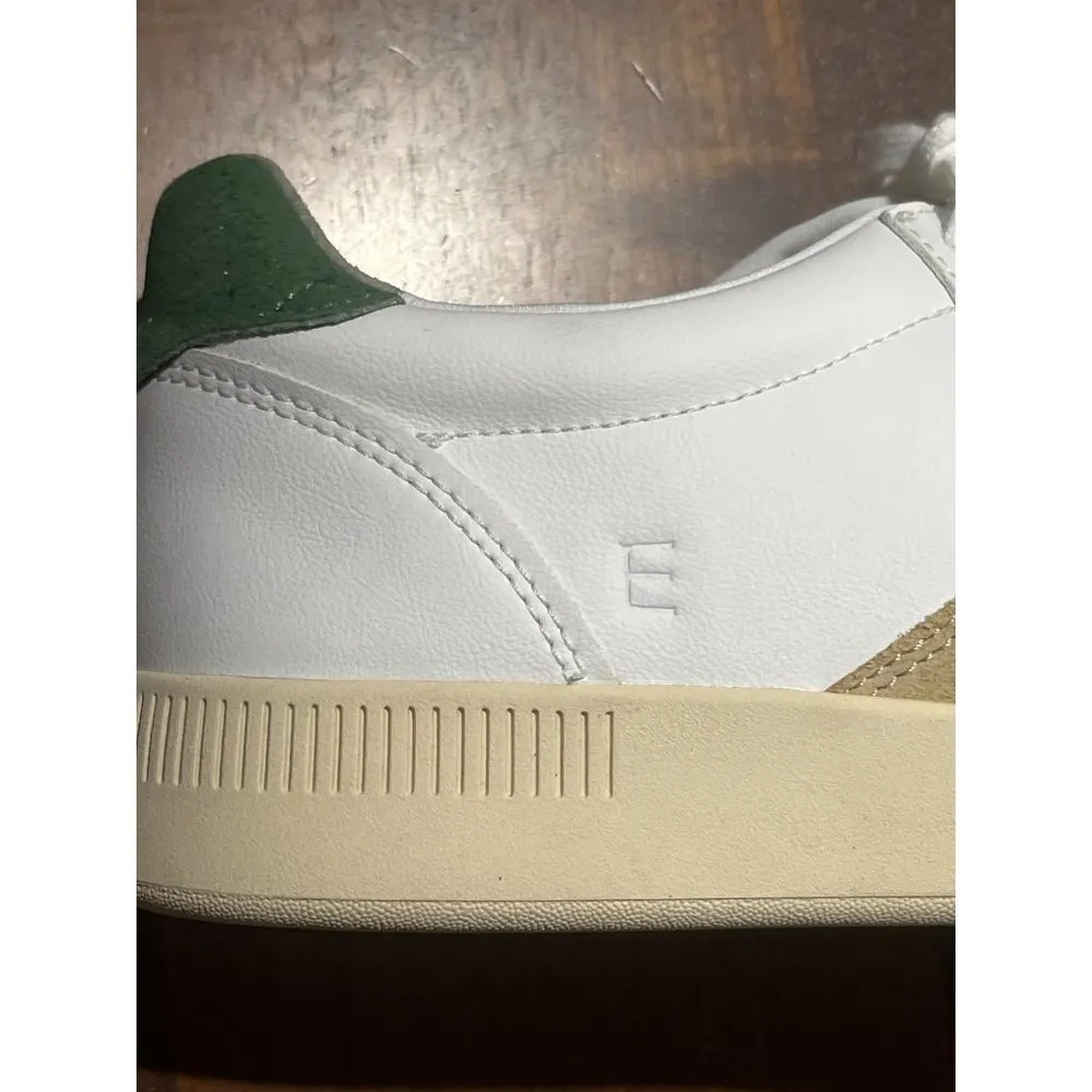 Everlane  The ReLeather Court Sneaker in Green & Canvas 10 New Womens Casual Shoe - Image 9
