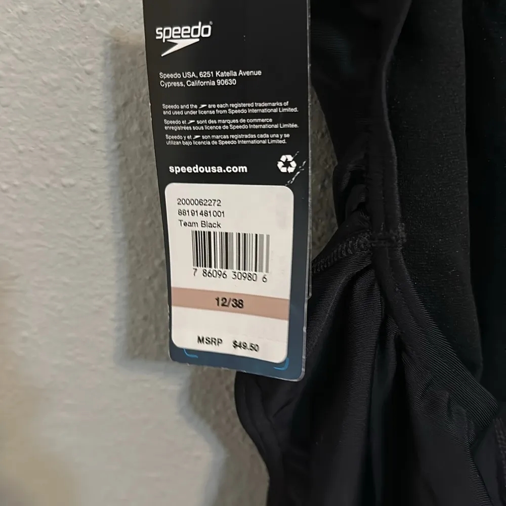 Women's Solid Super Proback One Piece Black Speedo Black One Piece Swimsuit - Image 4