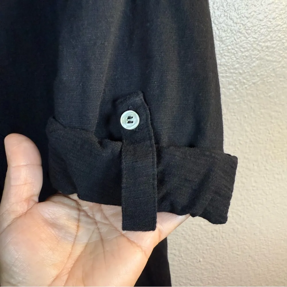 Soma Classic Black Button-Up Shirt SZ:XL - Image 3