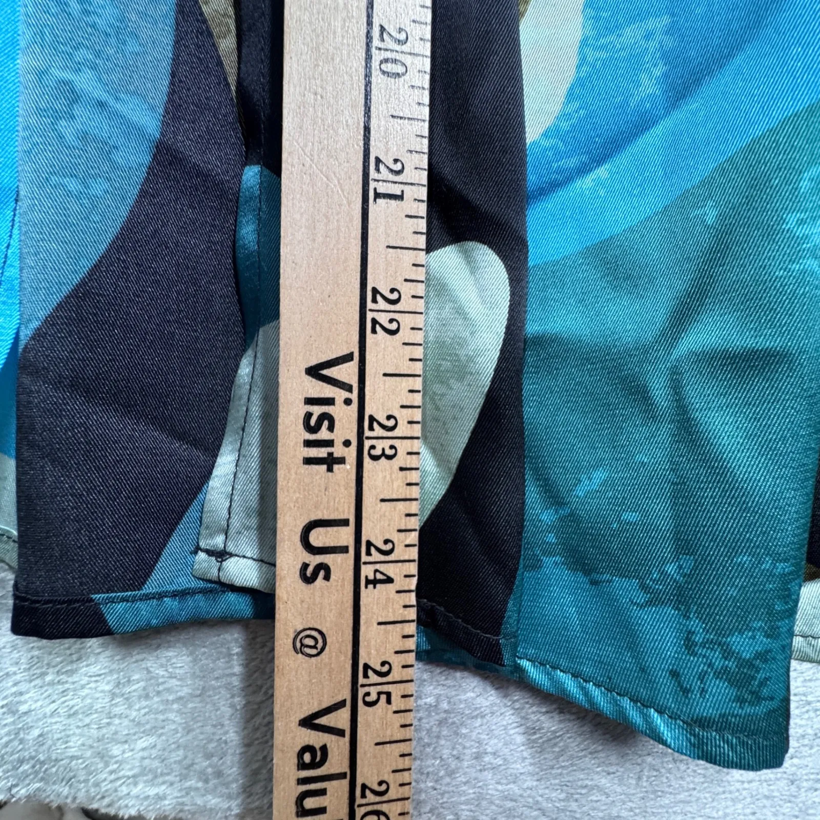 FE Noel x Target Kimono‎ Swim Cover Up Womens Small Blue Abstract Resort Wear - Image 12