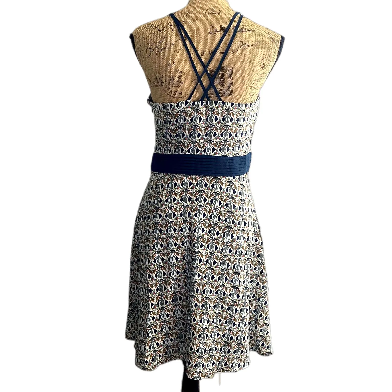 Liberty of London‎ for Target Ruffle Front Sundress Teal Blue US Size 6 - Image 6