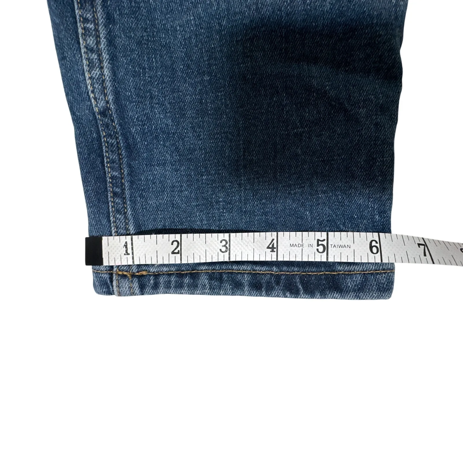 Everlane The Original Cheeky Jean Blue Cropped High Rise 26 - Image 12