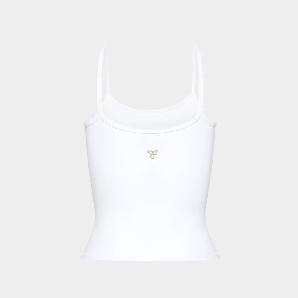 Aritzia Golden BUTTER Essential Camisole White - Image 4