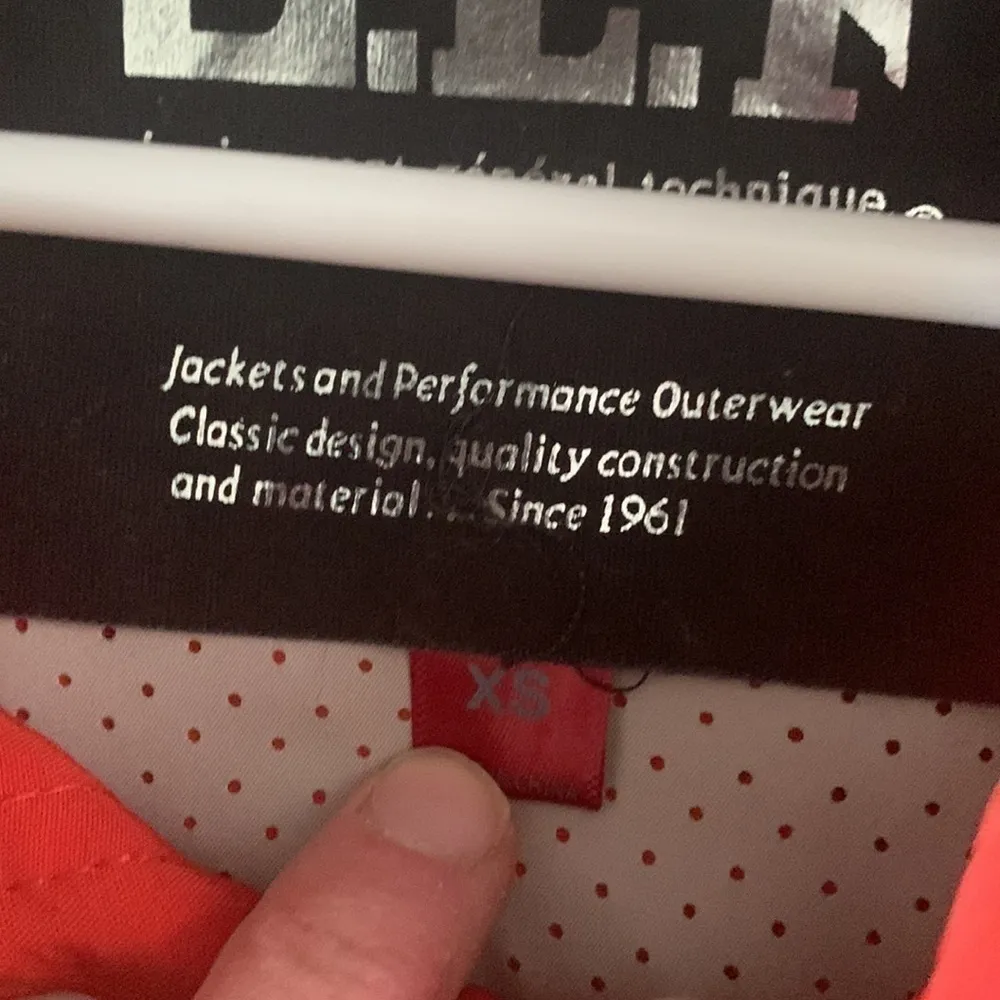 EUC G.E.T. equipment. general. technique bright orange rain coat. Size XS - Image 4